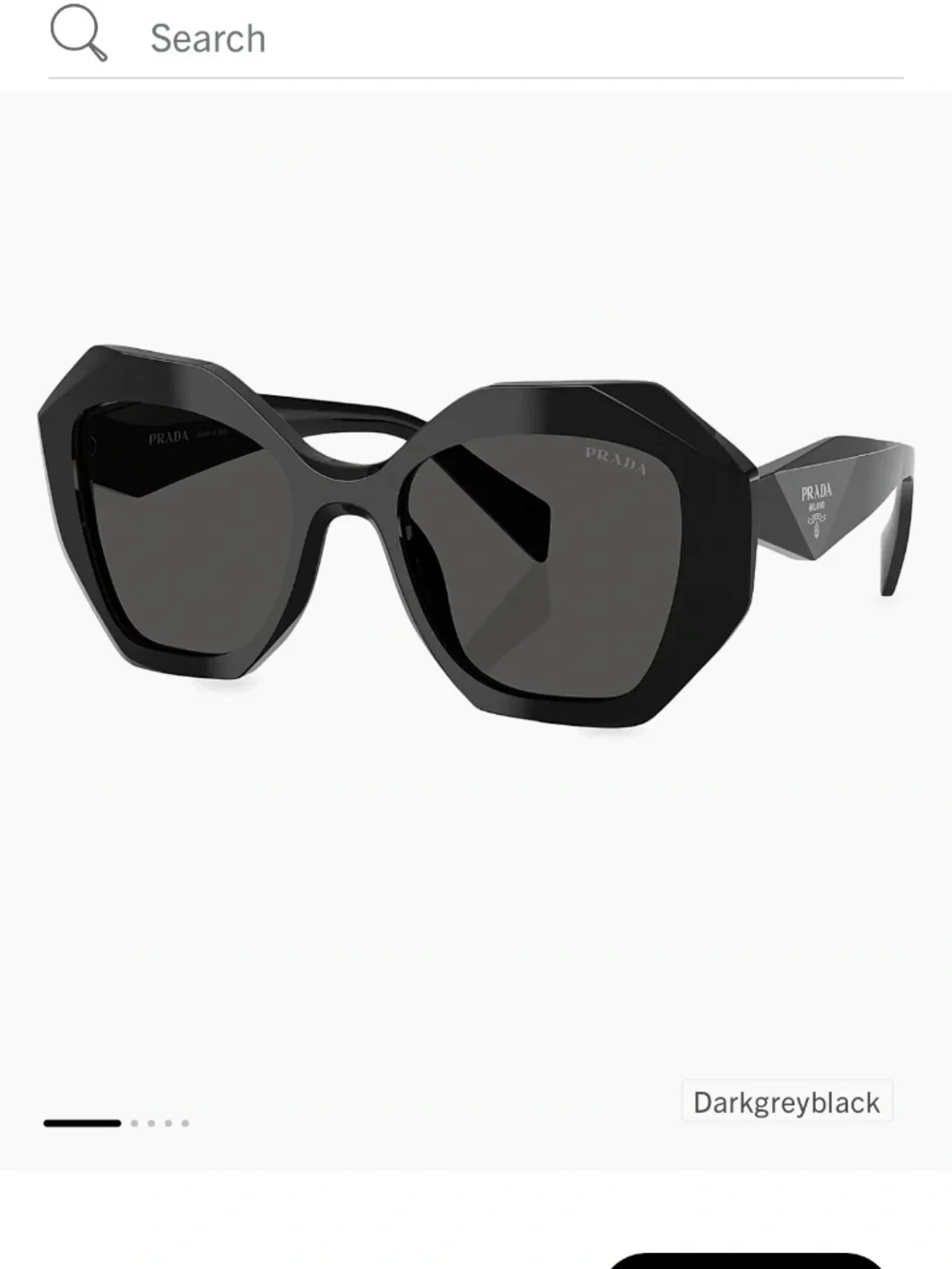 Like new Prada geometric sunglasses